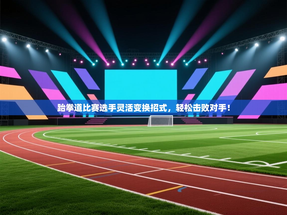 跆拳道比赛选手灵活变换招式，轻松击败对手！